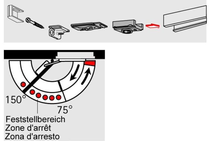 Immagine prodotto Dormakaba Unità di blocco del fermo (Interno)