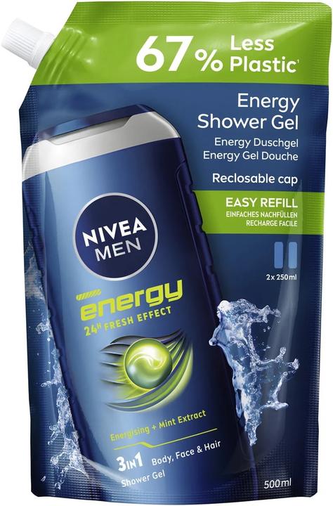 Produktbild NIVEA MEN Energy Refill Pflegedusche (500 ml)