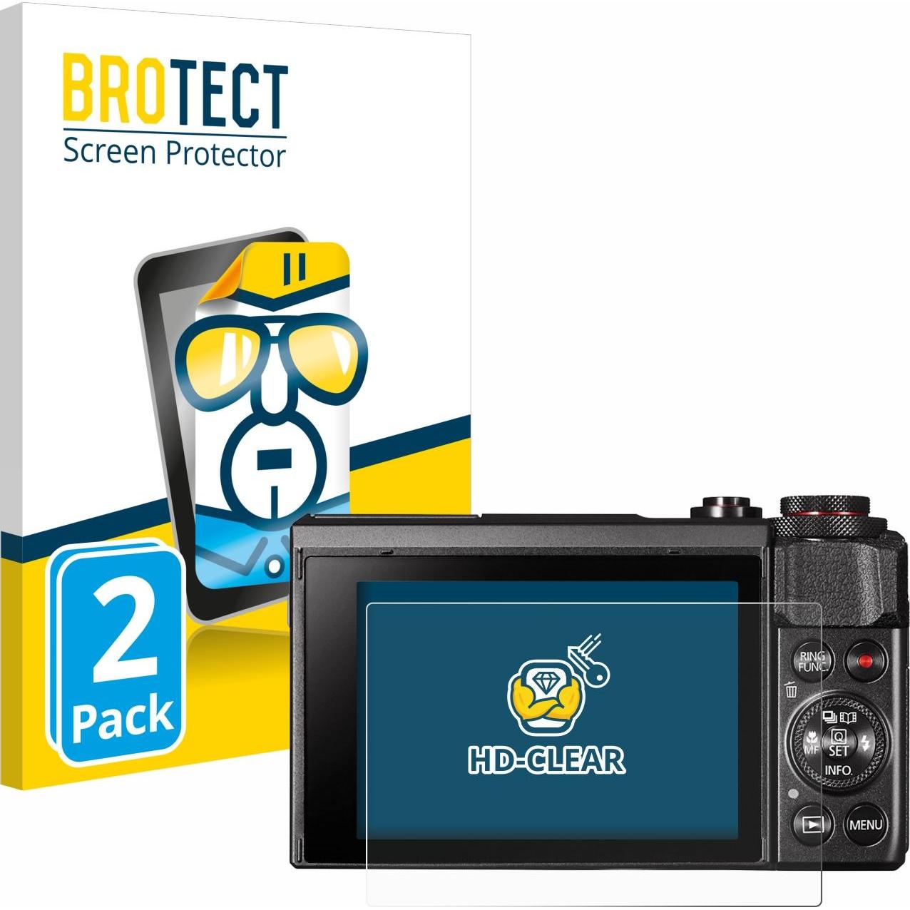 Thumbnail - BROTECT Schutzfolie Displayschutz Klar (Displayschutz, PowerShot G7 X Mark II), Kameraschutz, Transparent