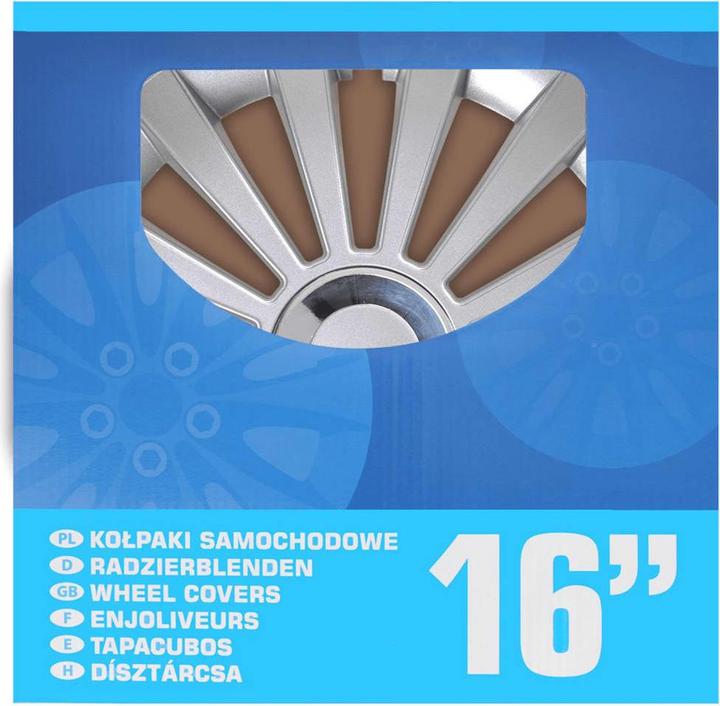 Immagine prodotto ProPlus Radblenden-Set Meridian 16 Zoll 4 Stück im Displaykarton (4 pz., 16")