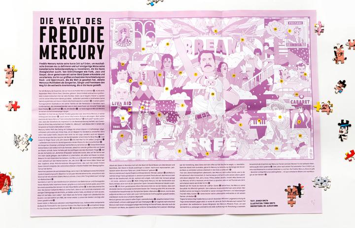 Produktbild Die Welt des Freddie Mercury (1000 Teile)