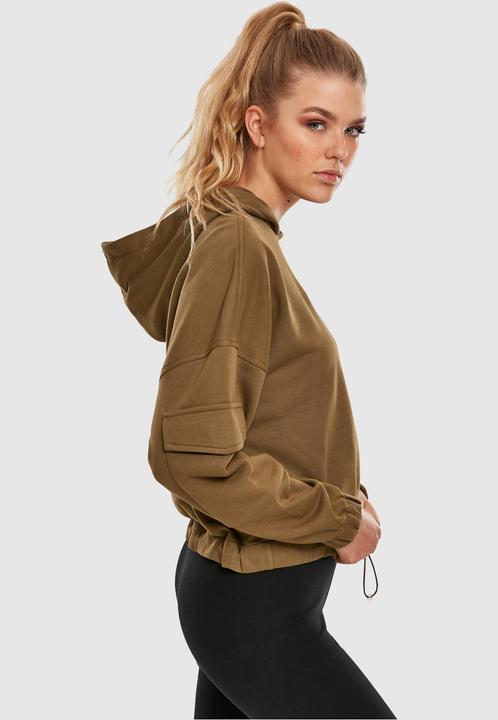 Immagine prodotto Urban Classics Felpa da lavoro corta da donna con cappuccio (XL)
