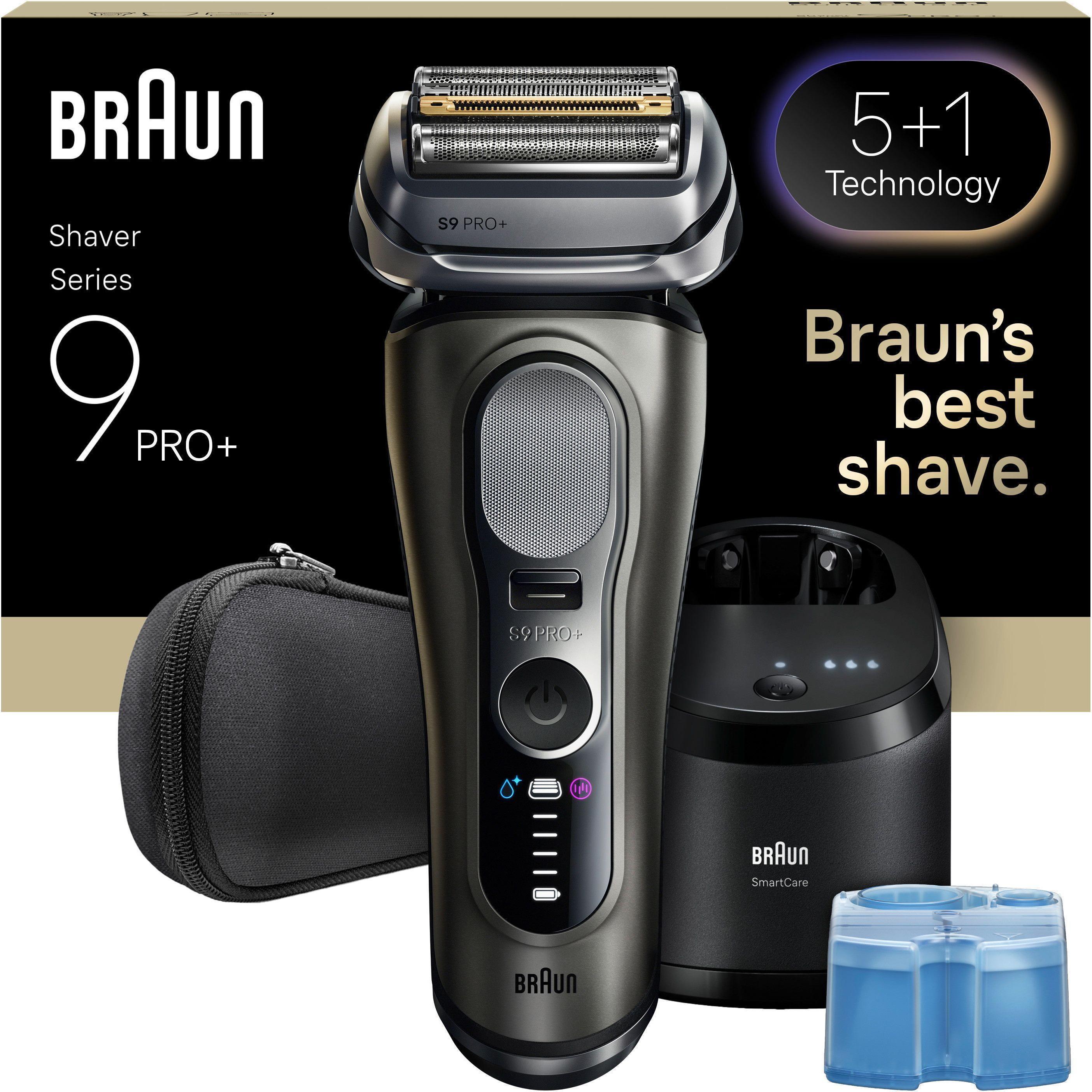 Braun, Rasoio elettrico, - Series 9 PRO+ Electric Shaver - Pro SensoAdapt, SmartCare Center, 9655CC - Graphite Grey