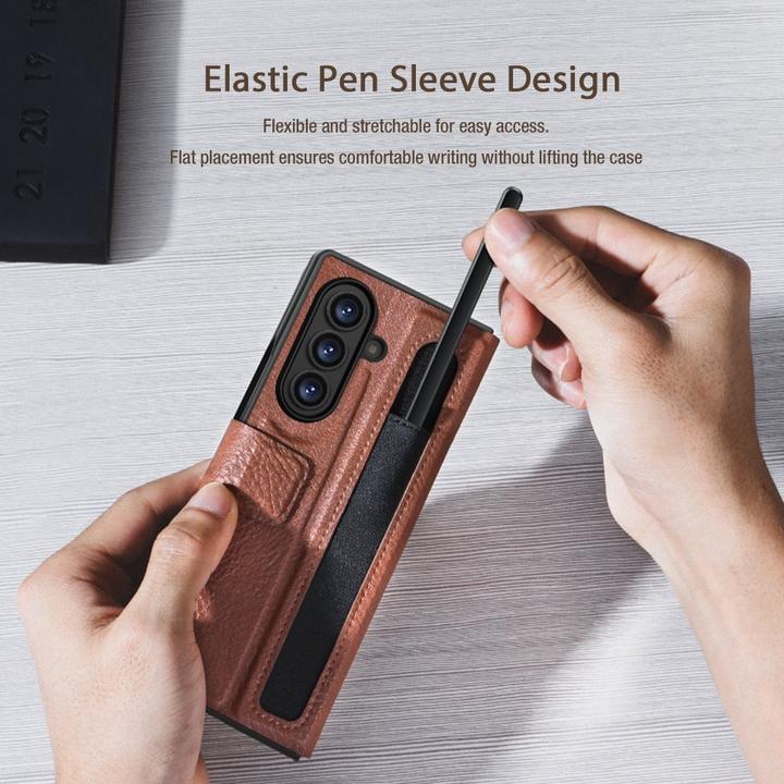 Produktbild Samsung Back panel cover - Nillkin Aoge Case for Galaxy Z Fold 7 Brown (Samsung Galaxy Z Fold7)