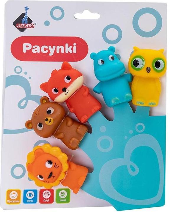 Actual product image Askato Finger puppets - Animals