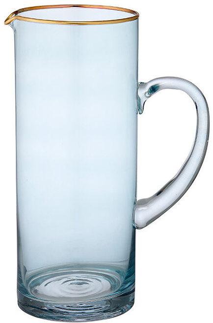 Actual product image Ladelle Handmade water jug Chloe Aqua