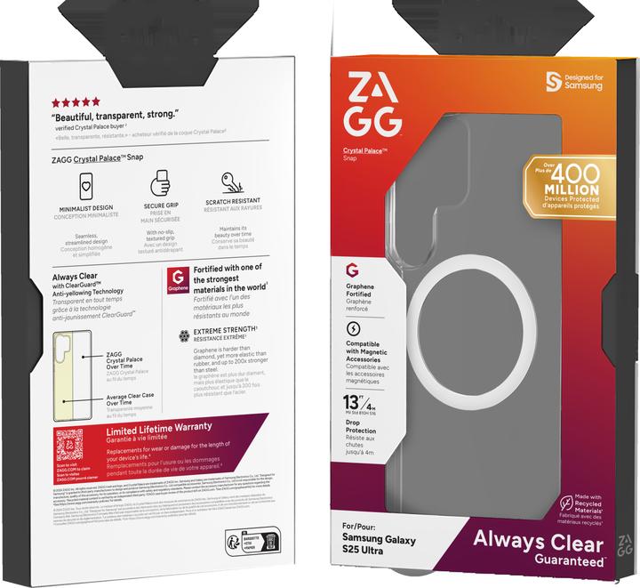 Produktbild Zagg Crystal Palace Snap (Samsung Galaxy S25 Ultra)
