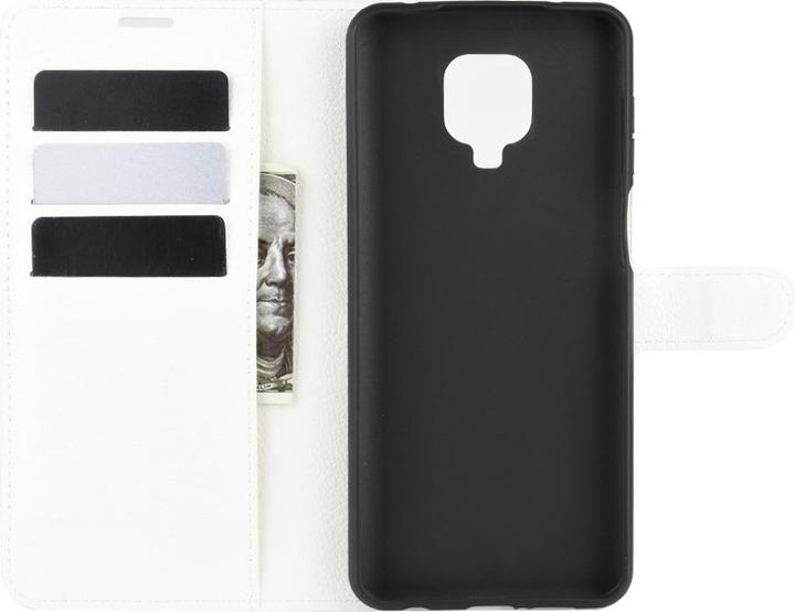 Produktbild Cover-Discount Xiaomi Redmi Note 9 Pro - Leder Etui Hülle weiss (Xiaomi Redmi Note 9 Pro, Xiaomi Redmi Note 9 Pro Max, Xiaomi Redmi Note 9S)