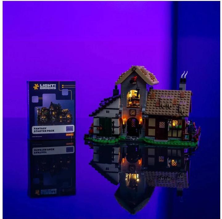 Produktbild Light my bricks LMB 2.0 LED Licht-Starterset für Fantasy-Sets von LEGO® & Kompatiblen wie Cobi etc.