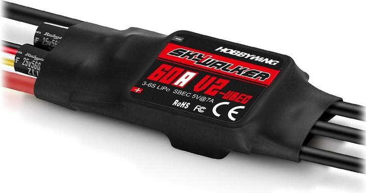 Hobbywing Skywalker V2 60A 3-6s, 7A BEC