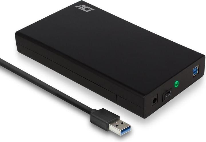 3.5" SATA harde schijf-behuizing, schroefloos, USB 3.2 Gen1 (3.5")