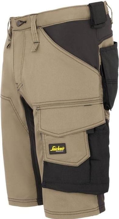 Actual product image Snickers Korte Broek 6143 Khaki Groen - Zwart (3104) Maat 056 (56)