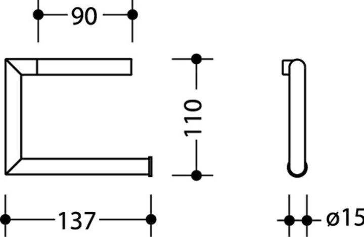 Actual product image Hewi Toilet roll holder 162.21.100XA VA XA ma