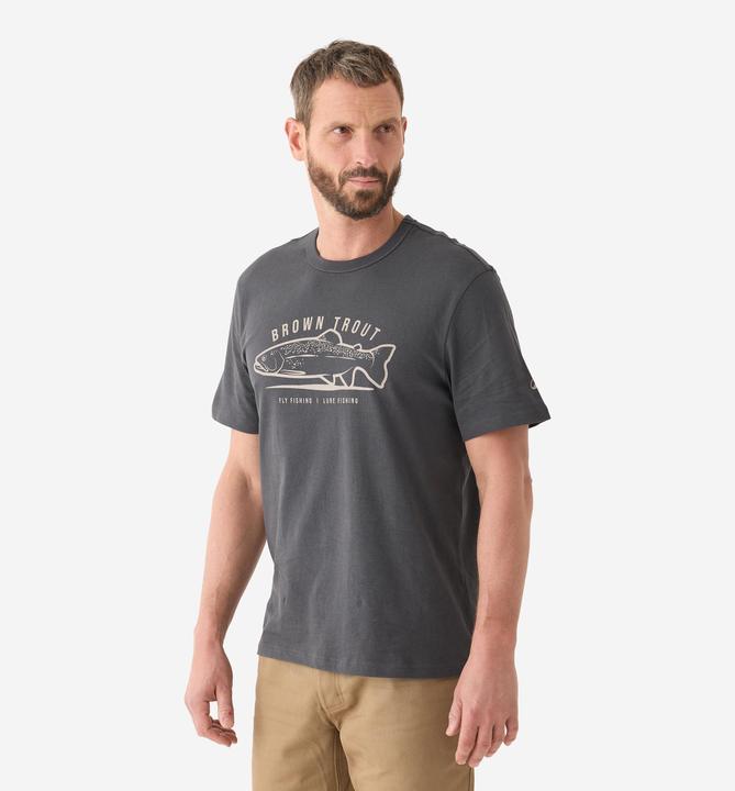 Produktbild Caperlan Angelshirt kurzarm Baumwolle Forelle (M)