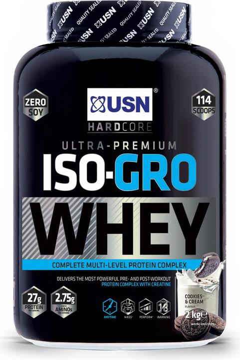 Actual product image USN ISO-GRO Whey (2000 g, 1x)