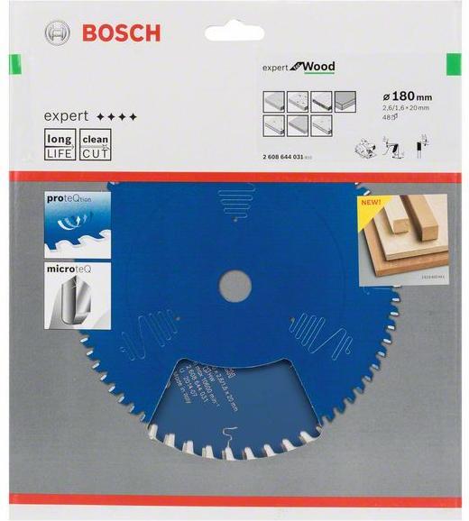 Actual product image Bosch Professional Zubehör Circular saw blade Expert for Wood, 180 x 20 x 2.6 mm, 48