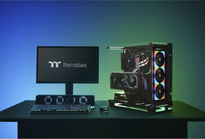 Actual product image Thermaltake Tt Core P3 TG Pro Black CA-1G4-00M1WN-09 (ATX, mATX, Mini-ATX)