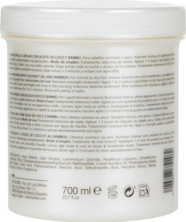 Image du produit Blumin Masque à l'huile de coco et au bambou bio Urbanic 700ml