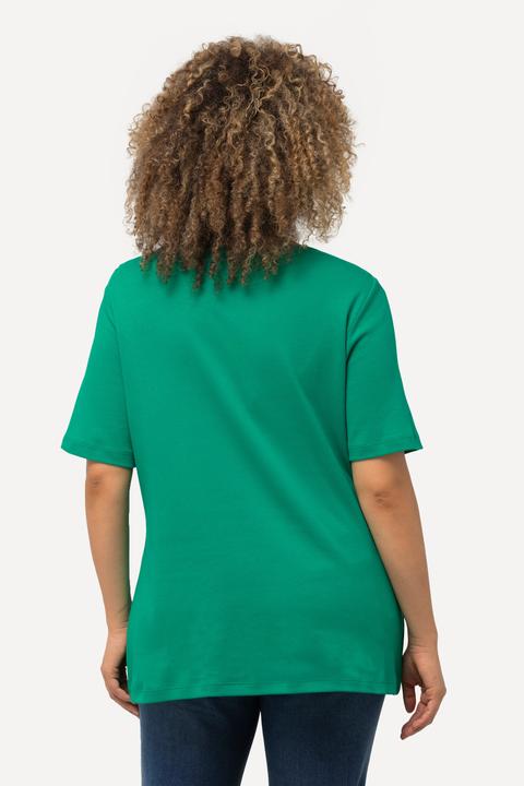 Produktbild Ulla Popken Shirt, doppellagige Vorderseite, Slim, Rundhals, Halbarm (56)