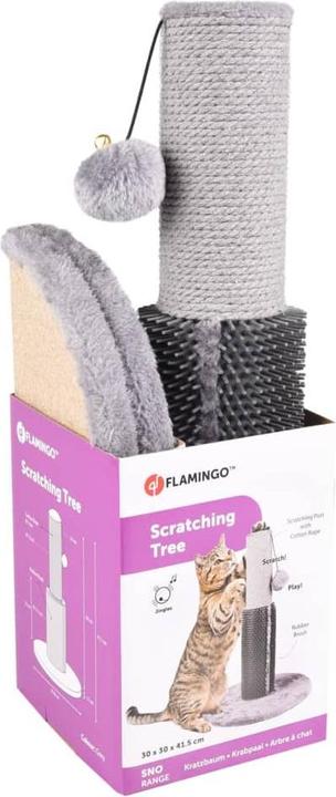 Actual product image Flamingo Scratchingpole Sno Asam Grey - (540058515894) (41.50 cm, Grey)