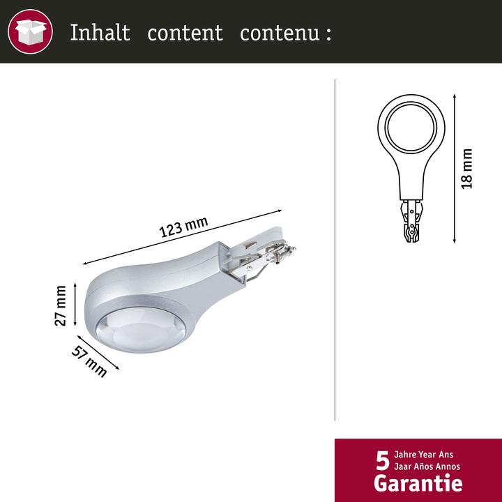 Actual product image Paulmann URail end cap