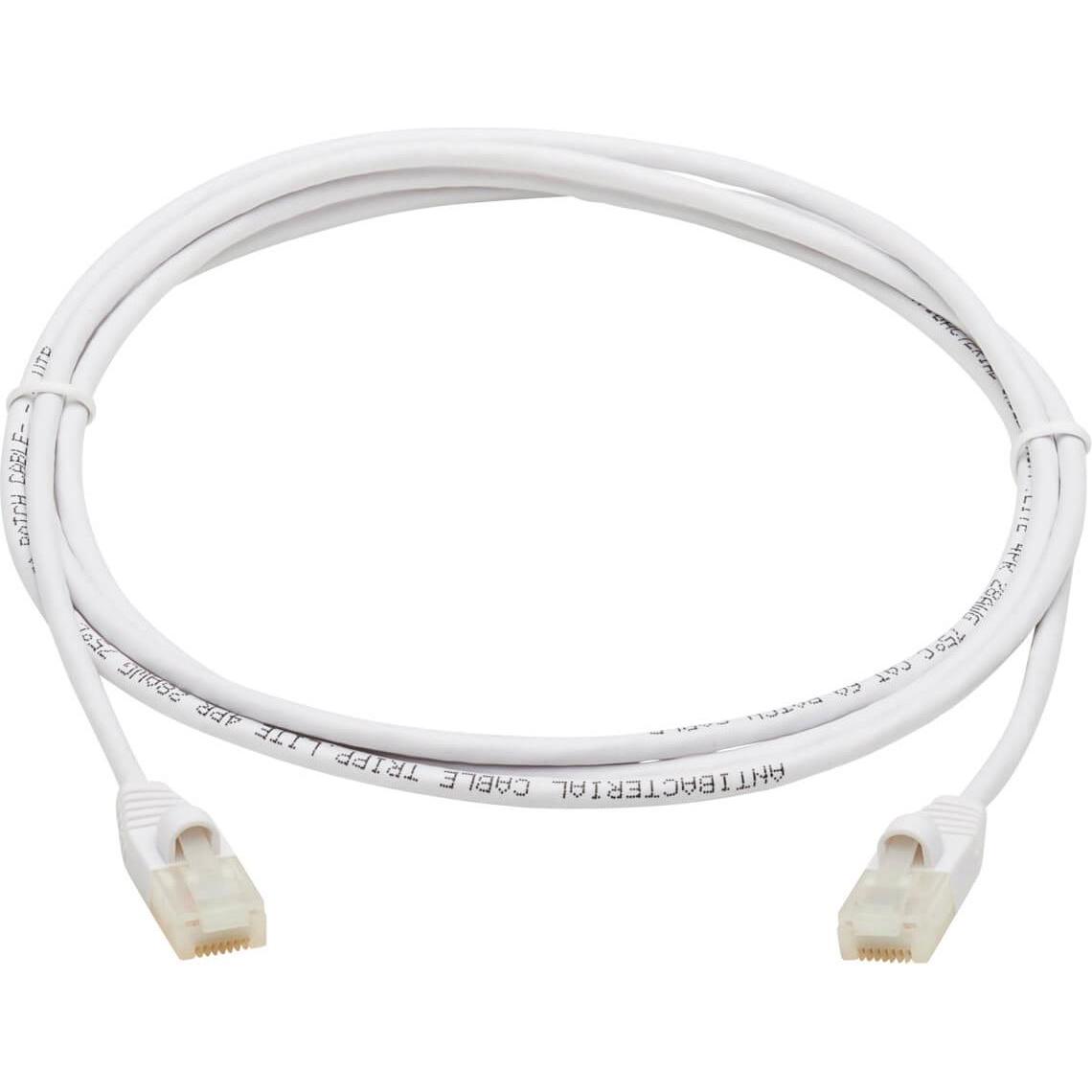 Eaton Safe-IT Cat6a 10G-Certified Snagless Antibacterial Slim UTP Ethernet Cable RJ45 M/M (U/UTP, CAT6a, 1.52 m), Netzwe...