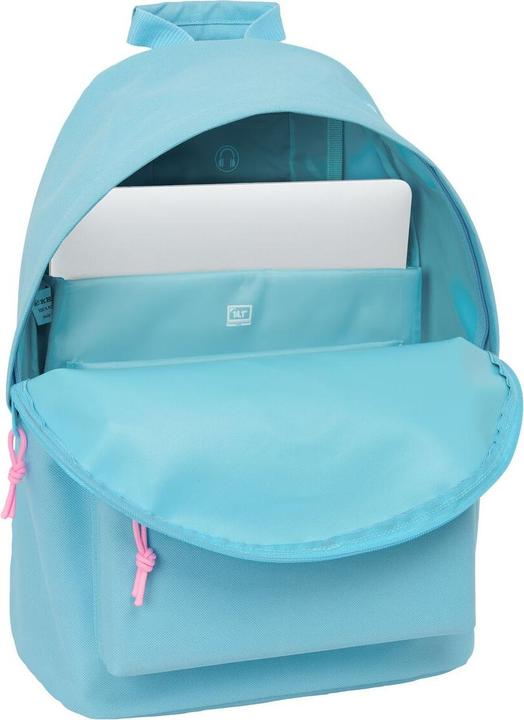 Produktbild Benetton Schulrucksack basics Celeste 31 x 41 x 16 cm