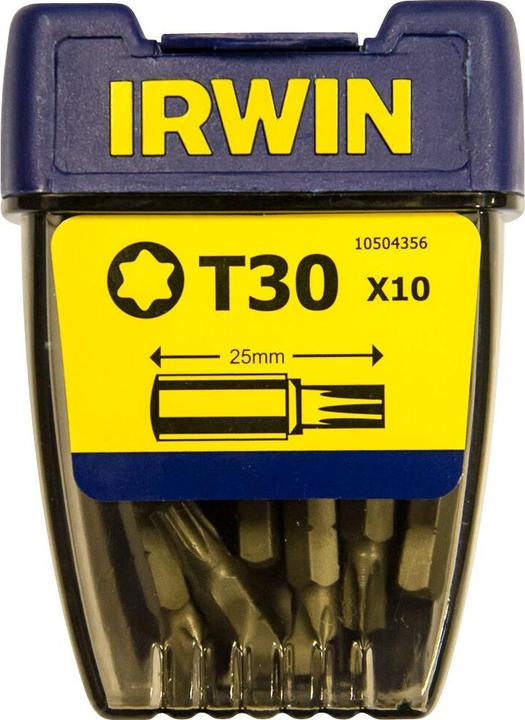 Produktbild Irwin 10 Puntas destonillador Torx T30 1/4" (25mm)