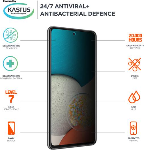 Image du produit Eiger Mountain Glass Black (1 pièce(s), Samsung Galaxy A53 5G, Samsung Galaxy A52s 5G)