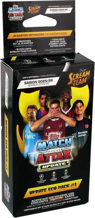 Topps Match Attax UEFA CL 2025/26 ECO Pack UPD #1 (Booster Pack)