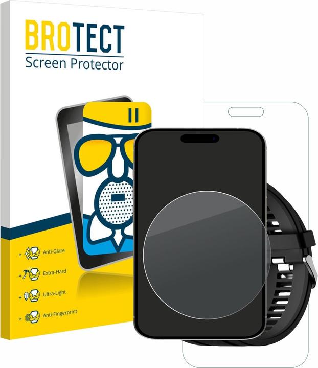 Produktbild BROTECT Schutzglas für Rollme Hero C2 Schutzfolie Displayschutz Display Schutz Glas Folie matt