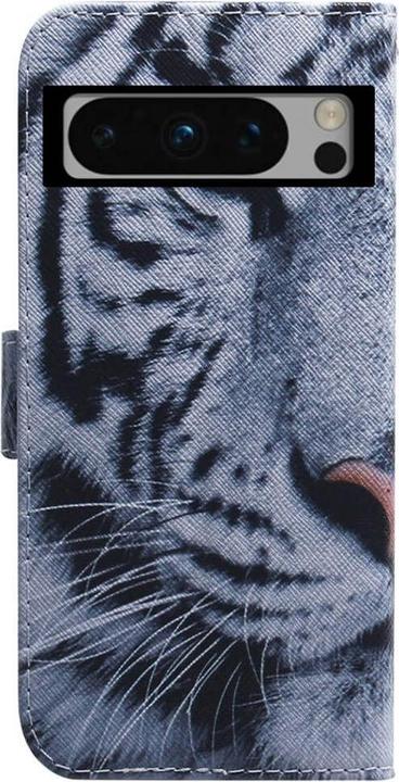Actual product image Cover-Discount Google Pixel 8 Pro - Tiger leather case (Google Pixel 8 Pro)