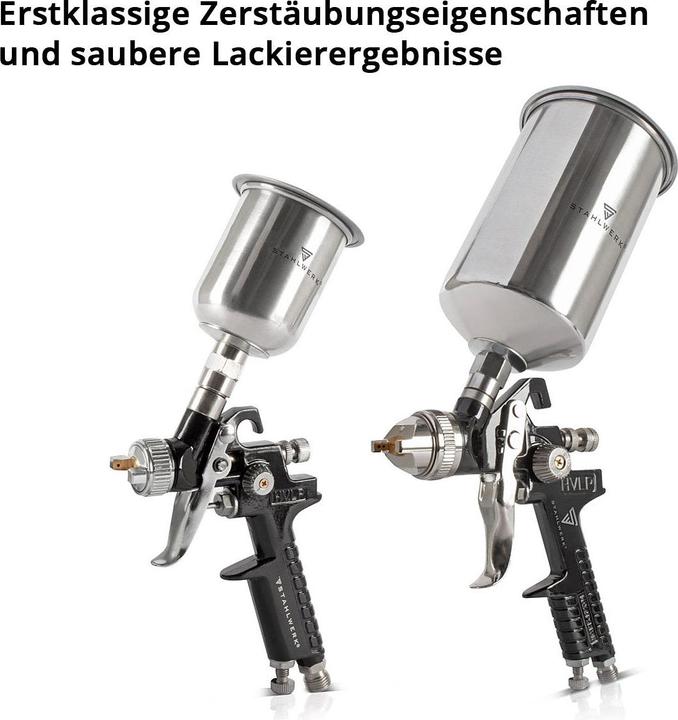 Actual product image Stahlwerk HVLP Lackierpistolen