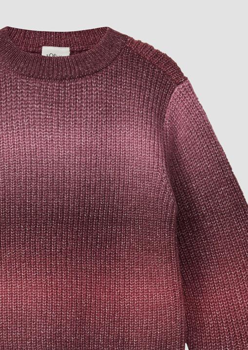 Produktbild s.Oliver Strickpullover Strickpullover im Loose Fit mit Farbverlauf (104, 110)