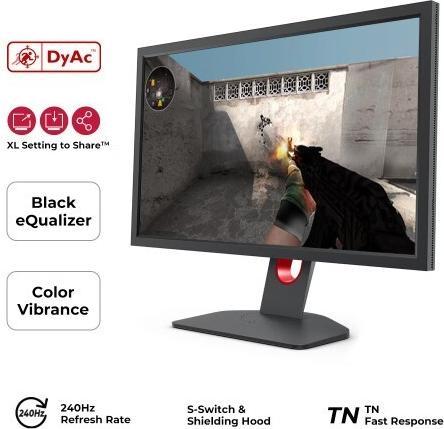 Actual product image BenQ Zowie XL2746K (1920 x 1080 pixels, 27")