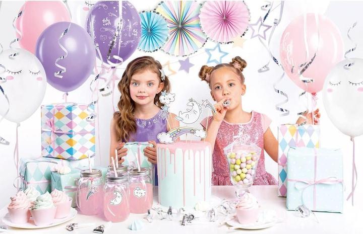 Actual product image Partydeco Balloons Unicorn mix Ø 30 cm, 6 pieces (6x)