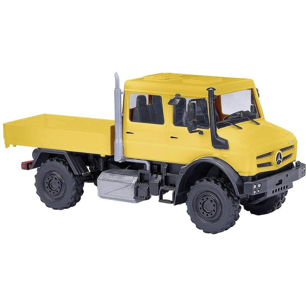 Busch 51080 H0 LKW Modell Mercedes Benz Unimog U 5023, gelb