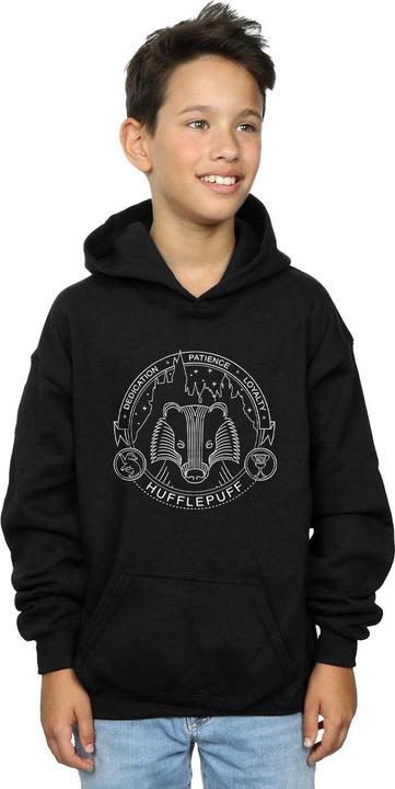 Produktbild Hufflepuff Seal Kapuzenpullover Jungen (152, 158)
