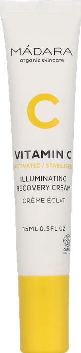 Actual product image Madara Organic Vitamin C Illuminating Recovery Cream 15ml - Revives Dull Skin (15 ml, Day cream)