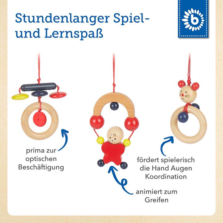 Immagine prodotto Bieco Trapezio da gioco, rosso regolabile in altezza