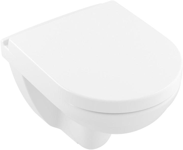 Actual product image Villeroy & Boch WC set O.novo compact encrusted white 5688H101