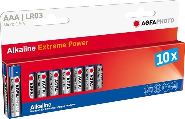 Immagine prodotto AGFAPHOTO Potenza estrema alcalina (10 pz., AAA)
