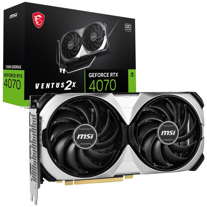 Produktbild MSI GeForce RTX 4070 VENTUS 2X OC (12 GB)