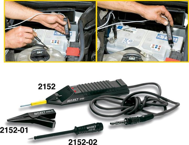 Actual product image HAZET Electronics kit basic set 2152 - Total length: 156 mm