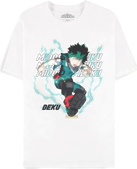 Difuzed My Hero Academia T-Shirt White Deku (M) (M)