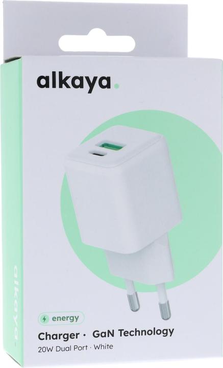 Actual product image Alkaya NEXUS charger with GaN technology 20W white (20 W)