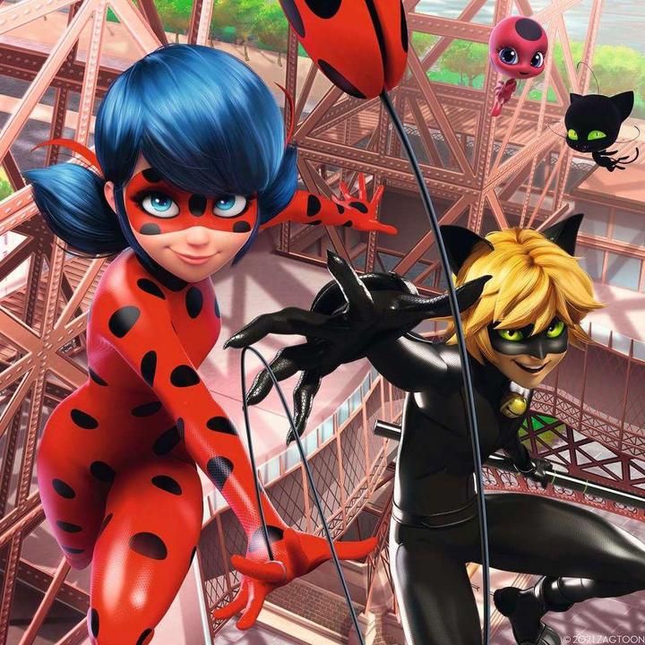 Immagine prodotto Ravensburger I nostri eroi Ladybug e Cat Noir (49 pezzi)