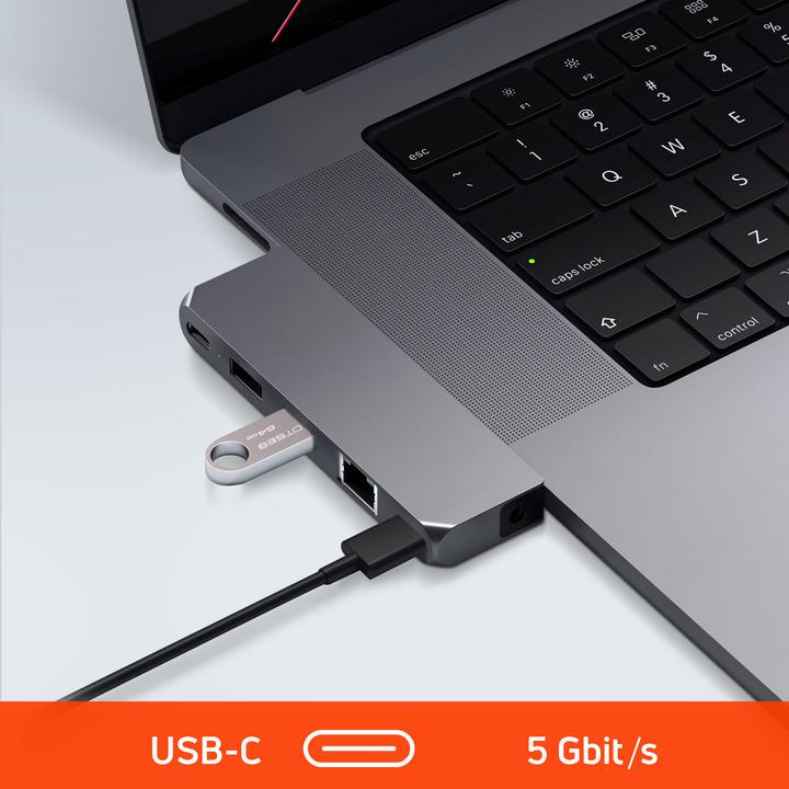 Actual product image Satechi Dual USB-C Pro Hub Mini (USB-C, 5 ports)