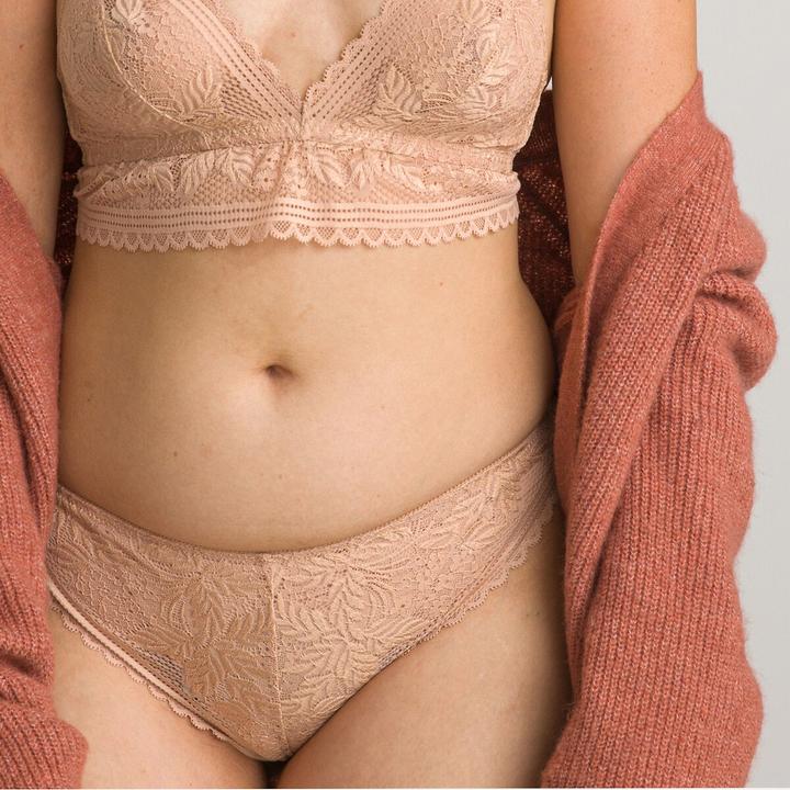 Produktbild La Redoute Collections Tanga JEANNE aus recycelter Spitze (40, Einzelpack)