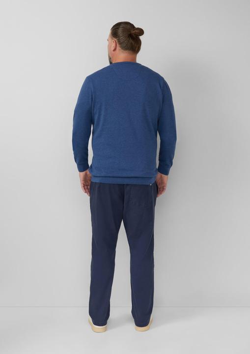 Produktbild S.Oliver Strickpullover Strickpullover mit Logo-Stickerei (4XL)